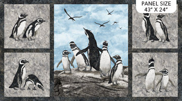 Magdalena - Penguin Panel - 23760-94  - Northcott