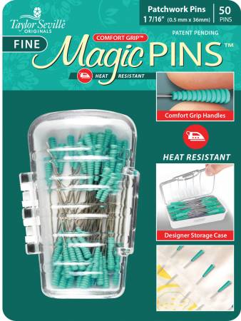 Magic Pins - Patchwork 50 count
