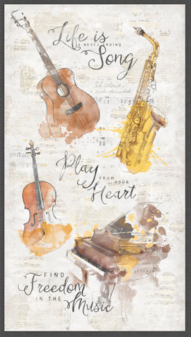 Musical Gift 16518-259 - Wilmington Prints