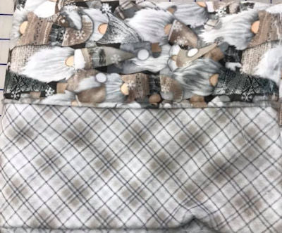 Softie Pillowcase Kit - Gray Gnomes