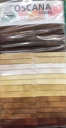 Toscana  Nutmeg - 2 1/2" strips - Northcott Fabrics