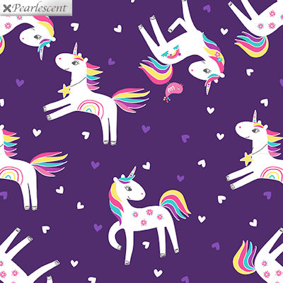 Unicorn Magic - Unicorn Love Purple - 9798P-66