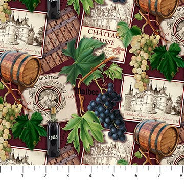 You Had Me At Wine - Wine Collage - DP23575-26  - Northcott