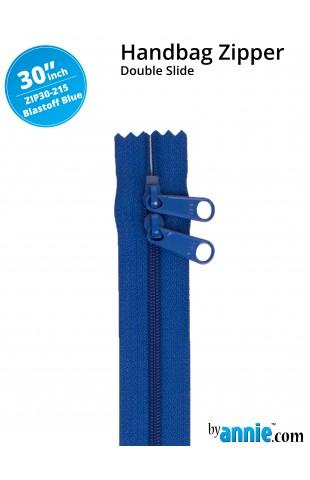 30" Handbag Zippers - Double Slide - Blast Off Blue